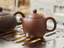 京东京造 宜兴紫砂壶手工茶壶【原矿紫泥】煮泡茶具文人龙蛋壶100ml礼盒装 实拍图