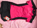李宁（LI-NING）泳衣女两件套小胸聚拢运动分体泳衣遮肚保守高腰泳装104玫红M 实拍图