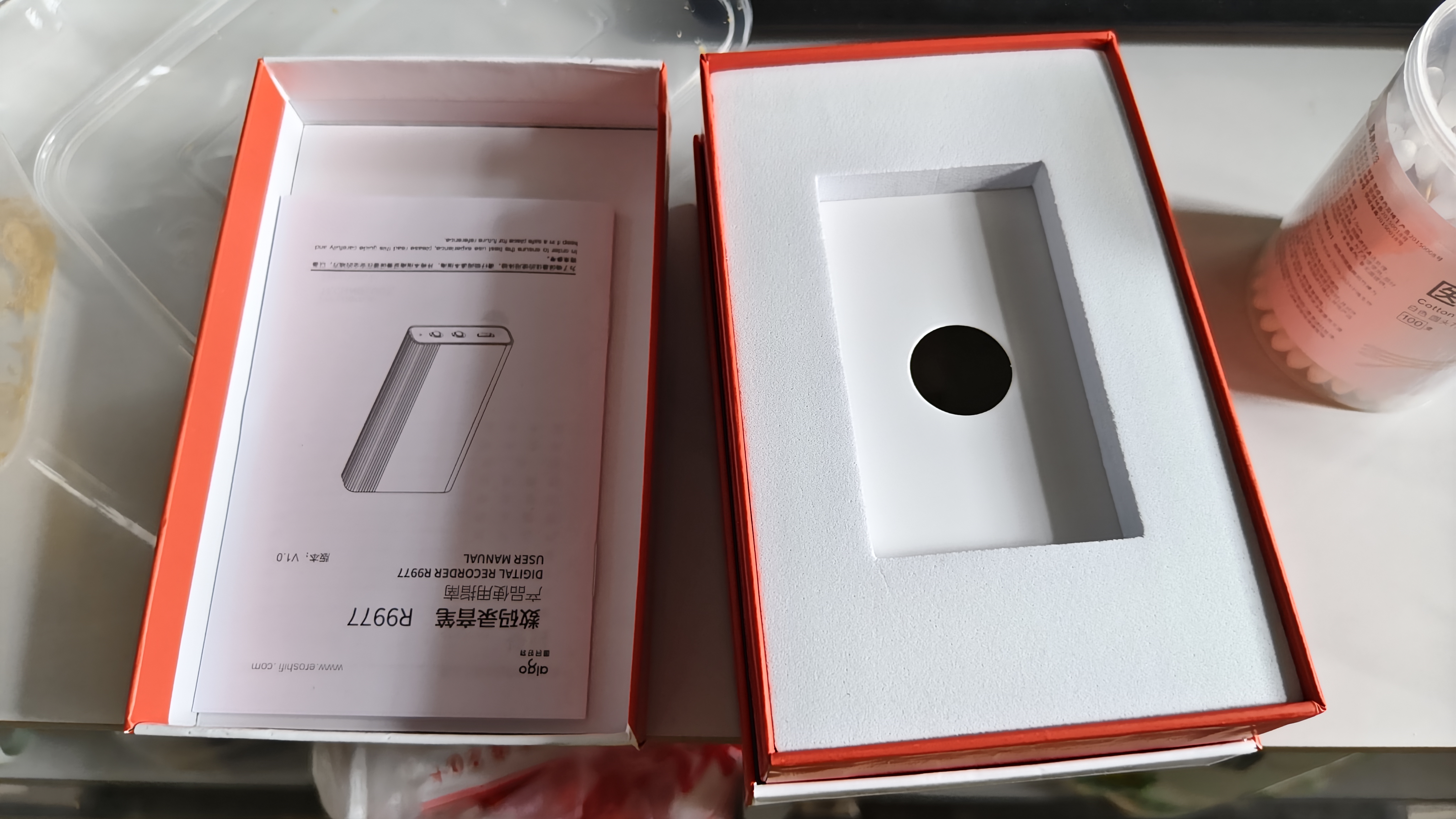 爱国者32G录音笔R9977连续录音300小时超长待机专业录音豆智能高清降噪录音器设备随身小巧学习会议采访 实拍图