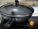 爱仕达（ASD）炒锅纯钛炒锅无氟涂层家用炒菜锅钛锅不粘锅32cm燃气电磁炉通用Z6 实拍图