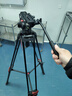 miliboo 米泊铁塔MTT602II-AL摄像机三脚架单反广播级高速相机摄影三角架含动态液压云台 实拍图