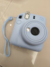 富士（FUJIFILM）instax  mini12 一次成像 立拍立得相机 mini12 绣球蓝 套餐九（官方标配+相机包+相册+白边相纸40张） 实拍图