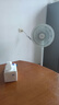 美的（Midea）【品质推荐】七叶轻音柔风电风扇/家用省电落地扇/台式电扇/广角摇头节能宿舍小型风扇 SAE35CA 实拍图