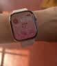 Apple/苹果 Watch S11 智能手表GPS+蜂窝款42毫米玫瑰金色铝金属表壳淡桃粉色运动型表带S/M MF984CH/B 实拍图