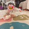 Beityos婴儿爬爬垫折叠爬行垫XPE地垫0-6个月-1岁新生儿宝宝防摔2cm加厚 虎鲸跳格子150*180*2CM【抗菌降噪膜XPE-微孔蜂窝棉】 简约北欧风环保XPE爬行垫 实拍图