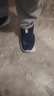 特步（XTEP）儿童童鞋男女童中大童大网眼魔术贴跑鞋 深邃蓝/海湾蓝 39 实拍图