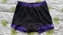 轻功跑步短裤健将同款灵波微步AIR四分训练裤马拉松田径透气速干裤子 【男款】墨紫 L 实拍图