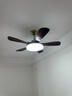 雷士（NVC）LED照明风扇灯大尺寸开叶吊扇灯中古风新中式客厅餐厅36瓦拾光 实拍图