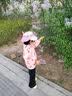 启拓者婴幼儿宝宝防晒帽遮阳帽子夏季透气网孔可拆卸护脖儿童太阳帽女孩 实拍图