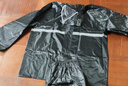 乐优佰易 反光成人雨衣套装分体式 C牛津布单帽檐 XXL 防暴雨含雨裤骑车交通 实拍图
