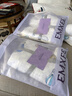 嫚熙（EMXEE）婴儿纱布浴巾a类纯棉儿童浴巾新生儿浴巾洗澡巾 70*70cm 4层 实拍图