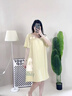 颐眠纯棉睡裙夏季女款2026新款孕妇夏天短袖女士睡衣女家居服套装 实拍图