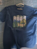 班尼路（Baleno）纯棉短袖男夏季潮流复古油画风青少年个性百搭上衣宽松重磅t恤男 实拍图
