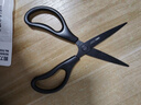 得力（deli）黑刃防锈剪刀180mm办公家用剪刀中号剪子手工办公用品生活文具学生剪纸刀【大手柄更舒适】TJ125S 实拍图