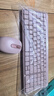 罗技（Logitech）MK251无线蓝牙键盘鼠标套装 办公商务笔记本电脑 数字键盘99键粉色键鼠套装（K251键盘+M196鼠标） 实拍图