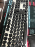 惠普（HP）K10F机械手感键盘 有线键盘电竞游戏专用台式电脑办公键盘 26键无冲 高颜值黑色键帽粉光 实拍图