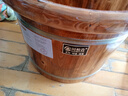 川柏香实木泡脚桶木桶洗脚盆木桶家用足浴桶泡脚木质香柏木碳化木制脚盆 26cm 【碳化无盖】+艾30 实拍图