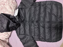 迷你巴拉儿童羽绒服男女童厚款保暖连帽棉服防风保暖羽绒外套【防水透湿】 黑色90001 【灰鸭绒-1000+洁净度】 150 【充绒量65.2g】 实拍图