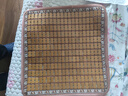 李记花果山沙发垫夏季凉垫麻将凉席沙发坐垫麻将块凉席竹席防滑垫贵妃可定制 窄边碳化色【双牛筋+防滑底】 45cm*45cm 坐垫 实拍图
