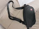 京东京造 探索者斜挎包男女胸包腰包大容量单肩背包休闲运动手机 黑色 实拍图