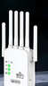 wifi信号放大器增强器1200M双频网络信号放大器无线wifi中继器路由器增强家用穿墙王 【升级顶配】1200M白色6天线穿墙王 实拍图