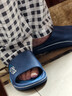 回力运动拖鞋男浴室内户外减震防滑厚底凉拖鞋HL39651蓝色46-47码 实拍图