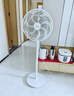 美的（Midea）【品质推荐】七叶轻音柔风电风扇/家用省电落地扇/台式电扇/广角摇头节能宿舍小型风扇 SAE35CA 实拍图