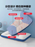 名创优品（MINISO）天然抗菌枕头护颈枕深度睡眠专用 人体工学释压颈椎枕头芯单只 实拍图