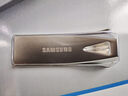 三星（SAMSUNG）128GB USB3.1 U盘 BAR 学习办公 金属高速优盘 车载U盘 读速400MB/s（Gen 1）香槟银 适用哨兵模式 实拍图