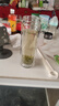 【京东物流配送】高硼硅双层玻璃杯大容量泡茶杯水杯子茶水分离杯 【双层加厚】茶杯350ml1只 实拍图