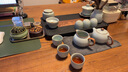 京东京造 整套茶具 天青汝窑茶壶功夫茶具套装 雨润天青18件套礼盒装 实拍图
