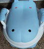 小哈伦儿童马桶婴儿坐便器婴幼儿尿盆小孩宝宝小便器3D软垫坐垫天蓝 实拍图