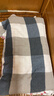洁丽雅（Grace）家纺 绅士格子纯棉加厚吸汗大枕巾 两条装 兰 145g/条 80*50cm 实拍图