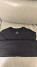 拇指白小T【水光魔术】二代三防短袖T恤春夏新款纯棉经典上衣 墨黑男 XL 实拍图