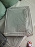 登比布艺收纳箱衣服棉被整理箱玩具衣物储物箱百纳箱 烟灰色66L2只装 实拍图