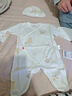 童泰【孕妈有礼-会员39.9元】婴儿衣服连体衣新生儿宝宝服纯棉春夏季 黄色贝贝熊（夏季款/纯棉） 52cm 实拍图