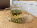 泥也茶杯玻璃杯月牙泡茶杯玻璃水杯绿茶过滤月牙杯办公专用男喝茶杯子 实拍图