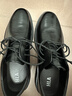 海澜之家HLA皮鞋男商务休闲春夏正装德比鞋子HAAPXM1EBH077 黑色43 实拍图