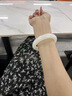 现代时尚百搭笑春风和田玉羊脂白玉平替女款纯色冰糯种阿爆款首饰 笑春风玉手镯 52-53mm 晒单实拍图