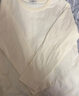 班尼路（Baleno）白色正肩长袖T恤女2026春秋季新款宽松纯棉打底衫女装内搭上衣服 实拍图