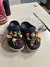 卡骆驰（CROCS）贝雅卡骆班儿童洞洞鞋沙滩鞋男女童包头拖鞋/207018/207019 深蓝色-410 31 (190mm) 实拍图