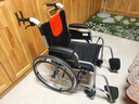 鱼跃 (yuwell)手动轮椅车H062折叠老人轻便免充气铝合金旅行手推代步 实拍图