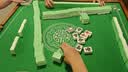 华圣麻将牌家用手搓高档618礼物大号44mm翡翠玉色麻将144张H-003 实拍图