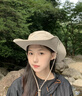 骆驼【小耶溪】户外防晒帽女渔夫帽徒步登山牛仔帽夏季遮阳帽子男 实拍图