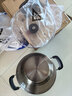 京东京造304不锈钢汤锅煮锅泡面锅家用【直身防溢大容量】电磁炉通用24cm 实拍图