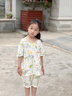 纤丝鸟（TINSINO）童装女童睡衣儿童夏季薄款纯棉家居服套装宝宝居家空调服 晒单实拍图