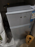 华宝小冰箱小型家用出租房用冷藏冷冻两用一级能效节能省电迷你宿舍寝室办公室二门电冰箱 【店长推荐】58L银色【一级能效】 实拍图