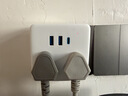 公牛（BULL）20W PD苹果快充插座扩展器一转多/一转四转换插头/转换器/插排 86型 4位总控开关+USB GN-9322KQ 实拍图