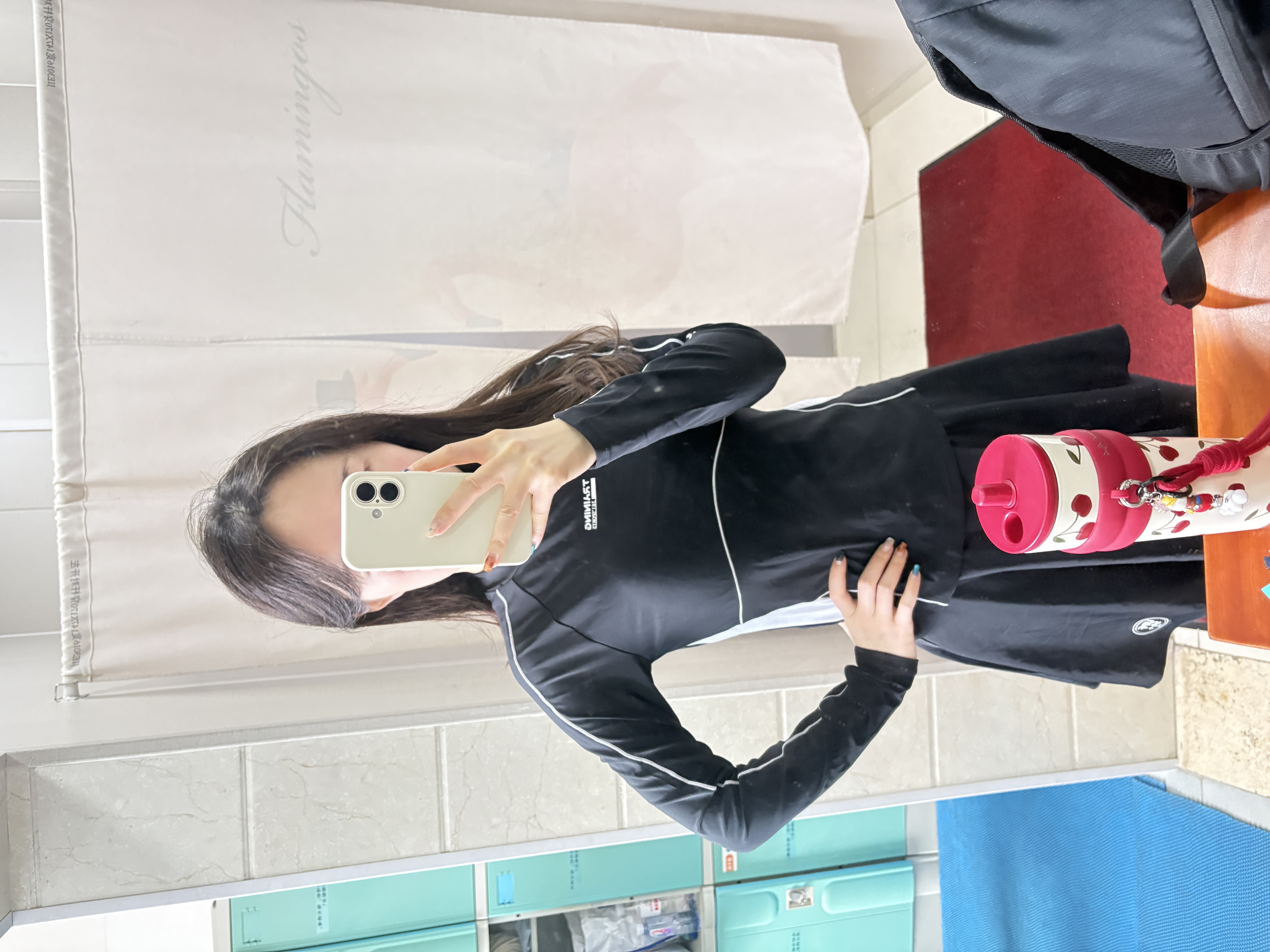 361°泳衣女分体长袖长裤潜水冲浪服泡温泉装备防晒裙式游泳套装 实拍图