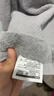 三利7A抗菌纯棉浴巾男士大浴巾纯棉女生洗澡专用吸水大人浴巾灰运动 实拍图